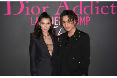 ベラ・ハディッド＆水原希子＆登坂広臣ら「Dior」新リップのパーティに登場 画像