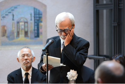 宮崎駿監督、涙の追悼…「高畑勲 お別れの会」ジブリ美術館で開催 画像