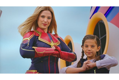 【海外ディズニー】キャプテン・マーベルがパーク降臨！2019年ディズニー映画最大の注目作を盛り上げ 画像