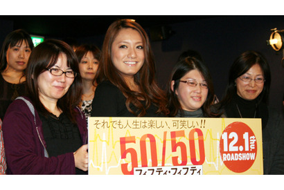 仁科仁美、浮気は絶対NO？　『50／50』女子会試写会でぶっちゃけトーク 画像