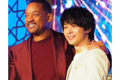 『アラジン』来日ウィル・スミス、中村倫也と即興で華麗なステップ披露！ 画像