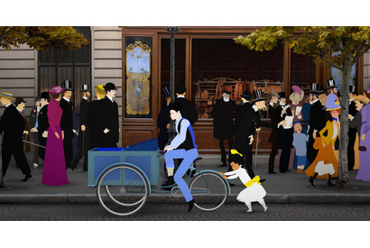 新津ちせ＆斎藤工が歌唱！『ディリリとパリの時間旅行』エンディング映像 画像