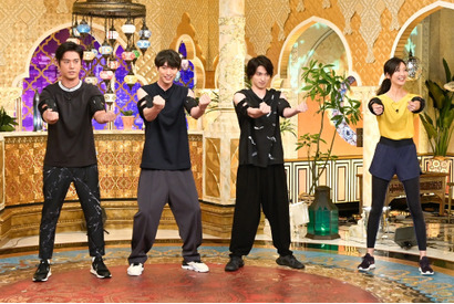 福士蒼汰＆菜々緒＆桐谷健太＆横浜流星が“電流ビリビリ”を体験「櫻井・有吉THE夜会」 画像