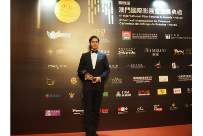 片寄涼太がマカオ映画祭登壇、日本人男性初となる賞受賞「アジアと日本の架け橋に」 画像