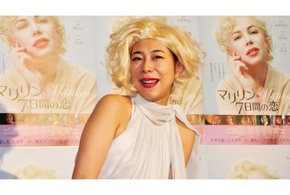 椿鬼奴、マリリン・モンローになりきって「今年は結婚したい」と婚活宣言！ 画像