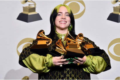ビリー・アイリッシュ、グラミー賞史上最年少で主要4部門独占 画像