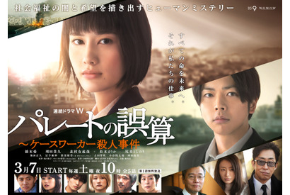 橋本愛主演「パレートの誤算」ビジュアル公開、松本まりか＆和田正人らオールキャスト発表 画像