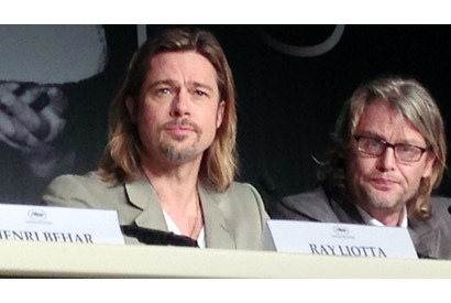 【カンヌレポート】ブラピ、主演作会見でアンジーとの順調ぶりアピール 画像