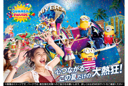 【USJ】ミニオンたちが夏をイメージしたフロートに乗って登場！夏期限定パレードが始動 画像