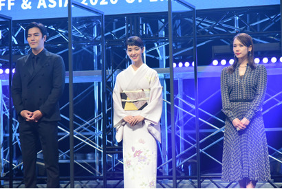 ショートフィルムの祭典が開幕！ 剛力彩芽、主演作を引っ提げ和装で登場「新しい挑戦をさせていただきました」 画像