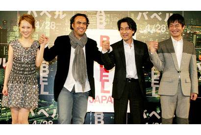 人はみんなつながっている『バベル』役所広司、菊地凛子、二階堂智、アレハンドロ・ゴンサレス・イニャリトゥ監督記者会見 画像