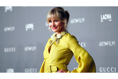 キャメロン・ディアス、パーティ会場でロバート・パティンソンに大接近 画像