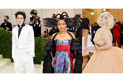 メットガラが1年4か月ぶりに開催！ティモシー、大坂なおみ、ビリーらが個性的な衣装を披露 画像