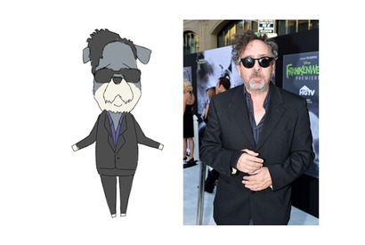ティム・バートン監督、日本のアニメ声優デビュー！「紙兎ロペ」に“ティム犬”登場 画像