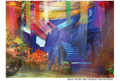 劇団四季「バケモノの子」“渋天街”コンセプトアート公開 画像