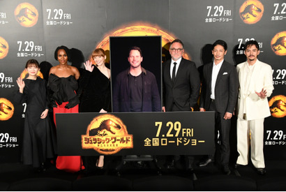 ブライス＆ディワンダ＆監督が来日！玉木宏ら吹替キャストも登場『ジュラシック・ワールド／新たなる支配者』記者会見 画像