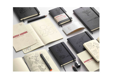 ミッキーと一緒にドローイングを楽しめる！ MOLESKINE限定版ディズニーノートブック発売 画像