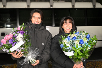 平野紫耀＆黒島結菜、笑顔で撮了「本当に難しかった」「クロサギ」今夜最終回 画像