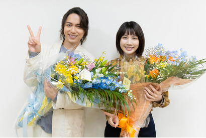 山崎育三郎＆松本穂香「リエゾン」クランクアップ！「とても寂しいです」 画像