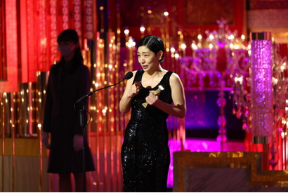 【第46回日本アカデミー賞】安藤サクラ、最優秀助演女優賞を受賞で涙のスピーチ 画像