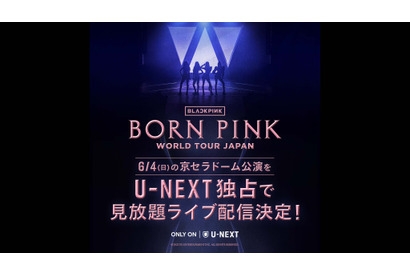 BLACKPINK大阪公演、U-NEXT見放題ライブ配信 画像