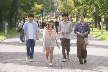 森七菜＆間宮祥太朗＆神尾楓珠＆山崎紘菜の四角関係に「どうなっちゃうの？」の声…「真夏のシンデレラ」第9話 画像