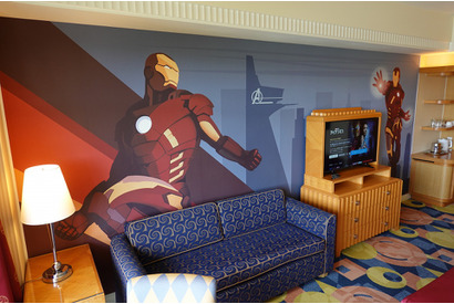 【ディズニー】アンバサダーホテルの＜アイアンマン＞をテーマにした客室に潜入！パワードスーツで戦うセレブヒーローの世界観を満喫 画像