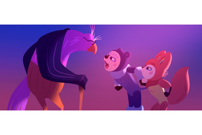 カートゥーン風で描かれた『ペルリンプスと秘密の森』本編特別映像 画像