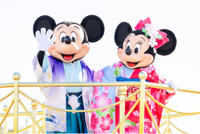 【ディズニー】和服姿のミッキーが新年のごあいさつ！新アンバサダーも就任お披露目 画像