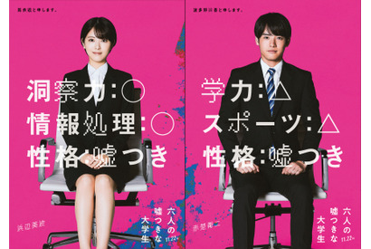 浜辺美波＆赤楚衛二、就活をめぐる心理戦に挑む！『六人の嘘つきな大学生』 画像