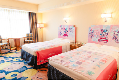 【ディズニー】ミニーマウスのポップでキュートな客室がかわいい！「ミニーのファンダーランド」スペシャルルーム潜入 画像