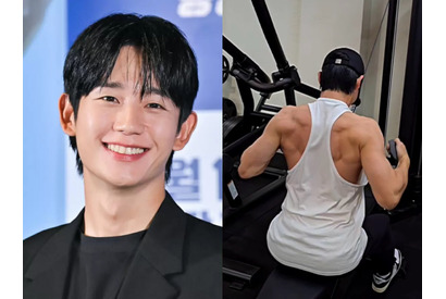 顔は少年なのに…。俳優チョン・ヘインの“バキバキ背中”から目が離せない！「惚れ直しちゃう」【PHOTO】 画像