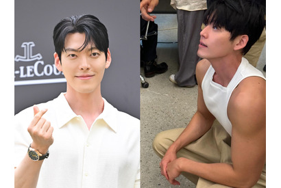 “余命宣告”から完全復活！俳優キム・ウビン、「ヒーローみたいな体つき」と話題…顔より大きな力こぶ【PHOTO】 画像