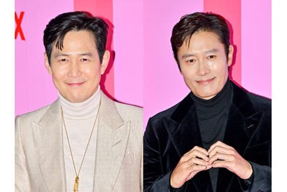 『イカゲーム』俳優、ハリウッド女優との豪華“3SHOT”公開！照れたような笑みでファン心をあらわに【PHOTO】 画像