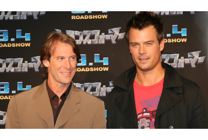 続編は富士山で撮影!?　『トランスフォーマー』監督＆ジョシュ・デュアメル来日 画像