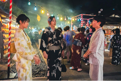 吉沢亮＆板垣李光人＆原菜乃華、三角関係の行方は…？『ババンババンバンバンパイア』場面写真 画像