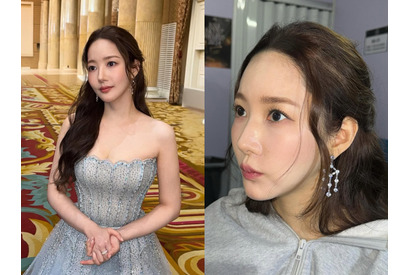 女優パク・ミニョン、ドレスからグラマラス体型があらわに…「ディズニーから飛び出してきた？」【PHOTO】 画像