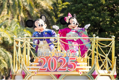 【ディズニー】ミッキー＆ミニーが和服姿で新年のごあいさつ！お正月のスペシャルイベント盛大に開幕 画像