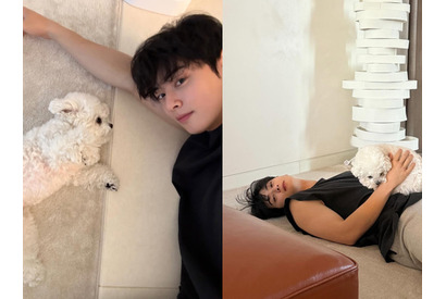 チャウヌ、49億のお家で愛犬と“癒しタイム”。ファンからは「愛犬になりたい」の声【PHOTO】 画像