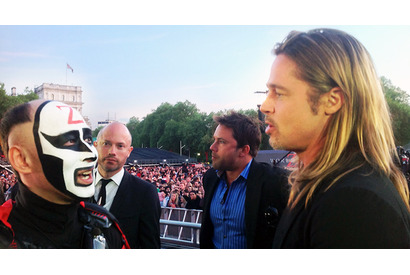 ブラッド・ピットが鉄拳と出会った…奇跡の2ショットを公開！ 画像