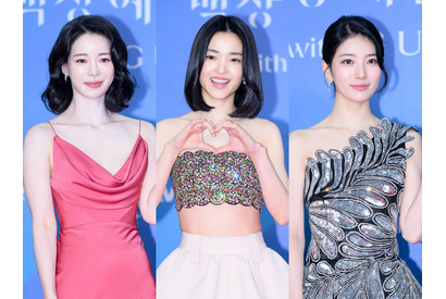 ブラック一辺倒を破った！韓国女優たちの華やかな「第61回百想芸術大賞」レッドカーペット姿【独占写真】 画像
