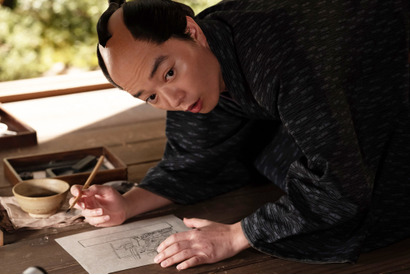 染谷将太「歌麿の気持ちはよくわかります」大河ドラマ「べらぼう」今夜登場 画像