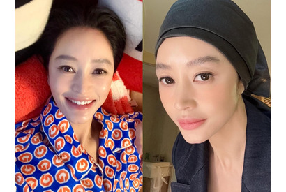 54歳女優キム・ヘス、一点の曇りもない肌が眩しい…撮り溜めていた自撮り大放出！【PHOTO】 画像