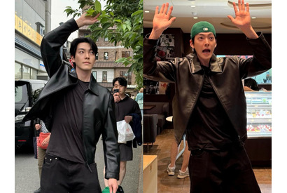 キム・ウビン、日本で撮られたお茶目な姿にほっこり「かわいさ漏れまくりです」【PHOTO】 画像