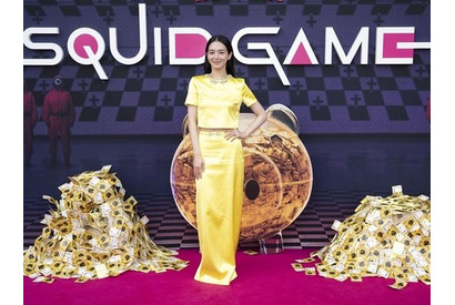 パク・ギュヨンが『イカゲーム3』で放つオーラ、ロンドンプレミアで見せた確かな輝き 画像