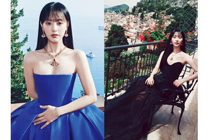 異国の光の中で輝く女神…キム・ジウォン、シチリアで魅せたラグジュアリーな美しさ 画像