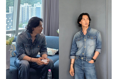 ロン毛にイメチェン!? 俳優キム・ナムギル、Netflix新作の配信控えて“抜群の存在感”【PHOTO】 画像