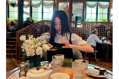 『トンイ』女優パク・ハソン、可愛さ全開で“パリで朝食を”。優雅なひとときに反響【PHOTO】 画像