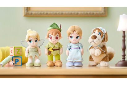 「ピーター・パン」ちいさくてレトロかわいいぬいぐるみ“Disney stanDs”に初登場！店舗限定のセット＆フック船長など第2弾も 画像