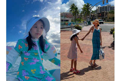 イ・ドンゴンの“元妻”チョ・ユニ、愛娘のロアちゃんとグアムを満喫！“そっくり親子”【PHOTO】 画像